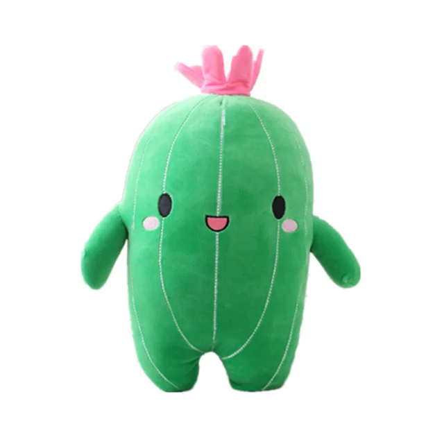 Kawaii Flower Plant Cactus Plush Toy Triver Stuffed Doll Pillow Cushion Bolster Kids Children Boy Girl Gift Room Bedroom Decor 1