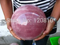 

L+L+L+L HUGE NATURAL rose quartz crystal sphere ball healing