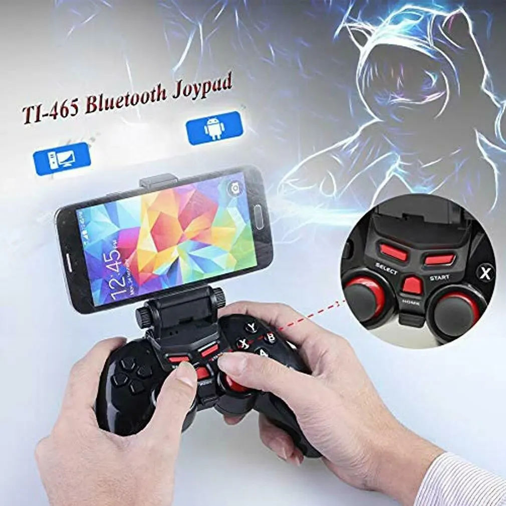 TI-465 Wireless Bluetooth Handle Games Joystick Gamepad For Smart Phones Tablets Smart TV for Android