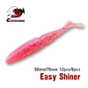 KESFISHING Soft Lures Shad  Easy Shiner 50mm 70mm 1.2g 3.8g Leurre Souple Fishing Tackle Sea Fishing Jerkbait White ► Photo 1/6