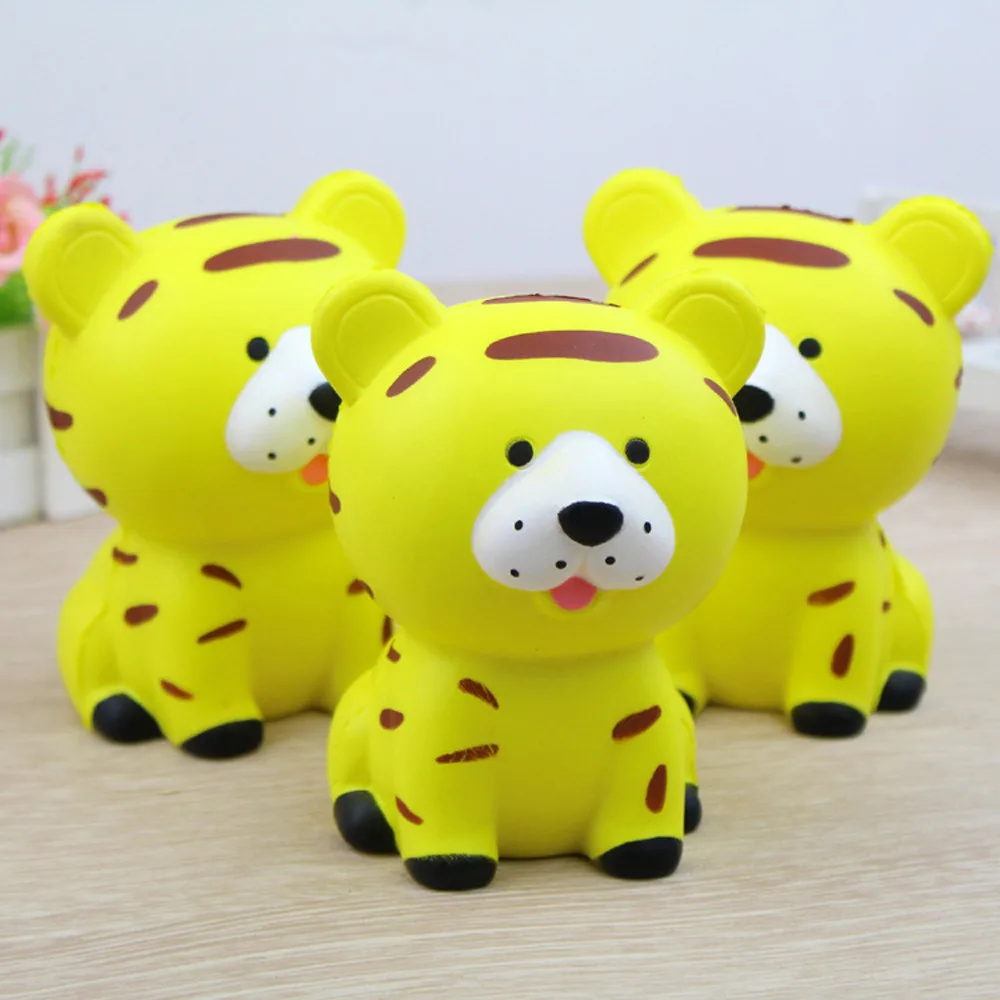 Kawaii милый маленький тигр антистресс игрушки медленно Рисование забавная игрушка устранение антистресс пальчиковые домашние животные игрушки детские игрушки куклы# B