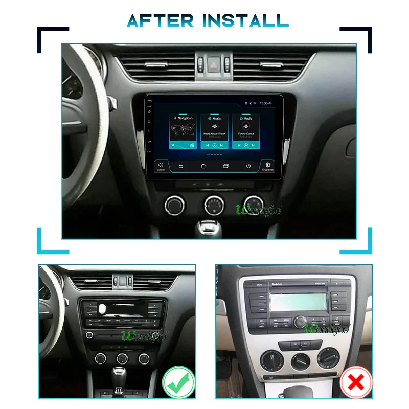 PX6 автомобильное радио магнитола 2 din Android 10 Автомагнитола для Skoda Octavia 3 A5 2008 2018