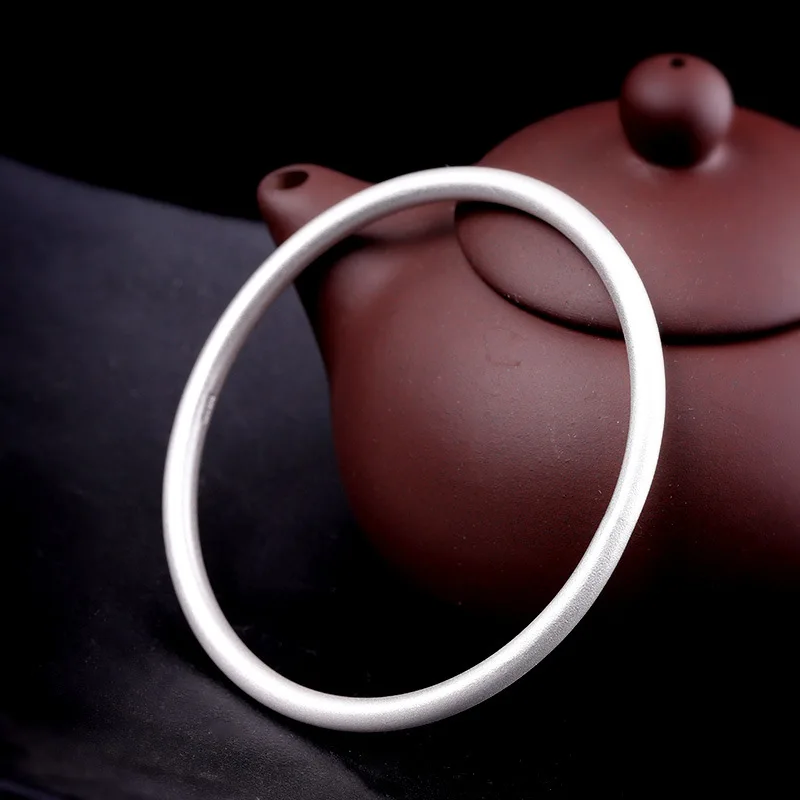 

Character yin pin New Products Listed Pure Silver 999 Fine Silver Accessories Hand Jewelry Women's Ancient Silver Bracelet