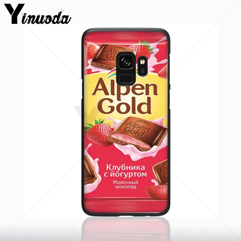 Aylin Bar Wonka Chocolate Hitam Lembut Ponsel Case untuk Samsung Galaxy S10plus S9 S8plus S10e A50 A70 A10 Ponsel