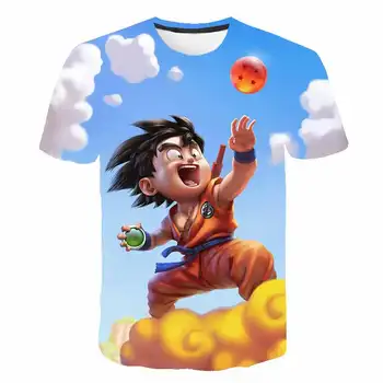 

2020 Summer interesting Kids Dragon Ball Z child T Shirt 3D Print Anime Goku Vegeta Boy girl T-shirts Dragonball Shirt
