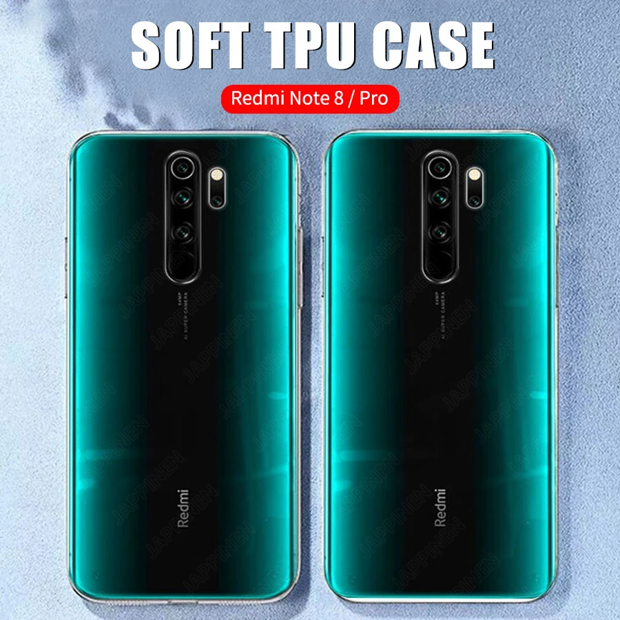 

Transparent Soft TPU Case for Xiaomi Mi Redmi Note 8 Pro Case Slim Silicone Clear Protective for Redmi Note 8 Back Capa Cover