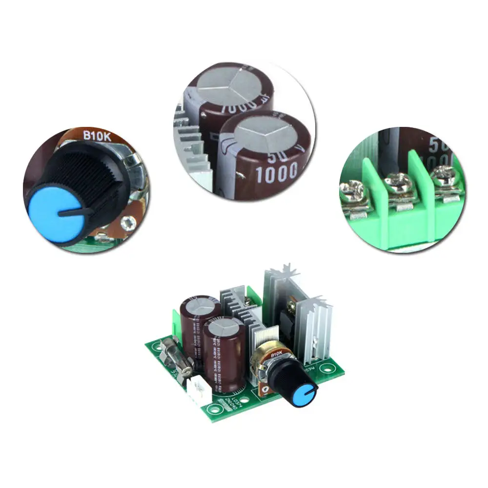 10A 12-40V постоянный импульс переключатели модуляция 13khz PWM мотор регулятор скорости переключатель пластиковый металл