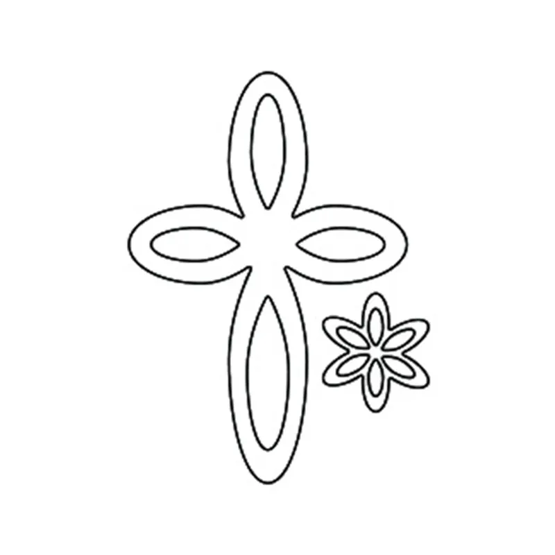 Naifumodo Cross Dies Frame Metal Cutting Dies New for Scrapbooking Card Making Album Embossing Stencil Craft Die Cut