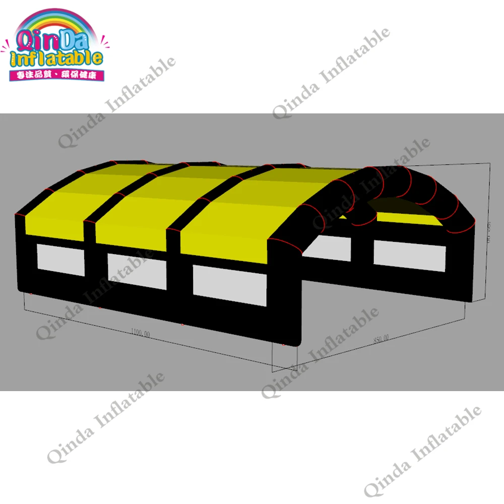 Free shipping durable oxford cloth inflatable marquee tent giant car garage with air blower |