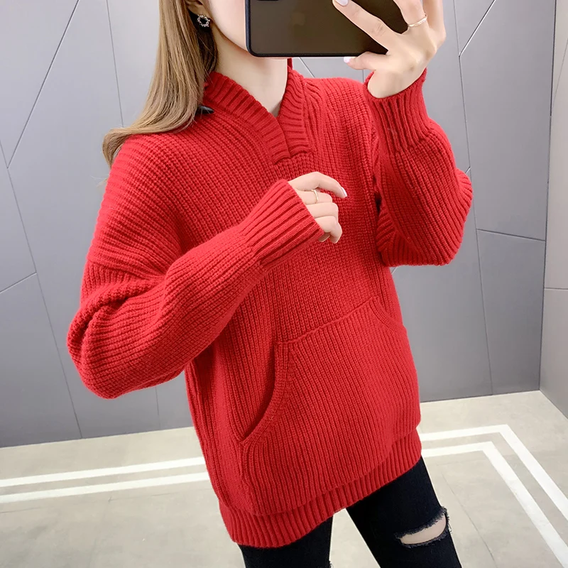 

Room 192806 under 3 row 1 】 make pure color horn hooded knitting fleece [3006] 62