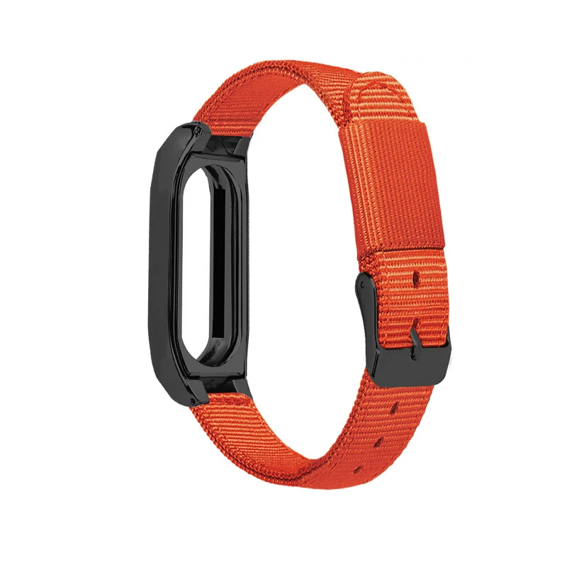 Высококачественный Браслет для Xiaomi mi2 браслет miband 2 ремешок сменный нейлоновый браслет+ металлическая рамка крышка для Xiaomi MiBand2 часы - Цвет: Color18