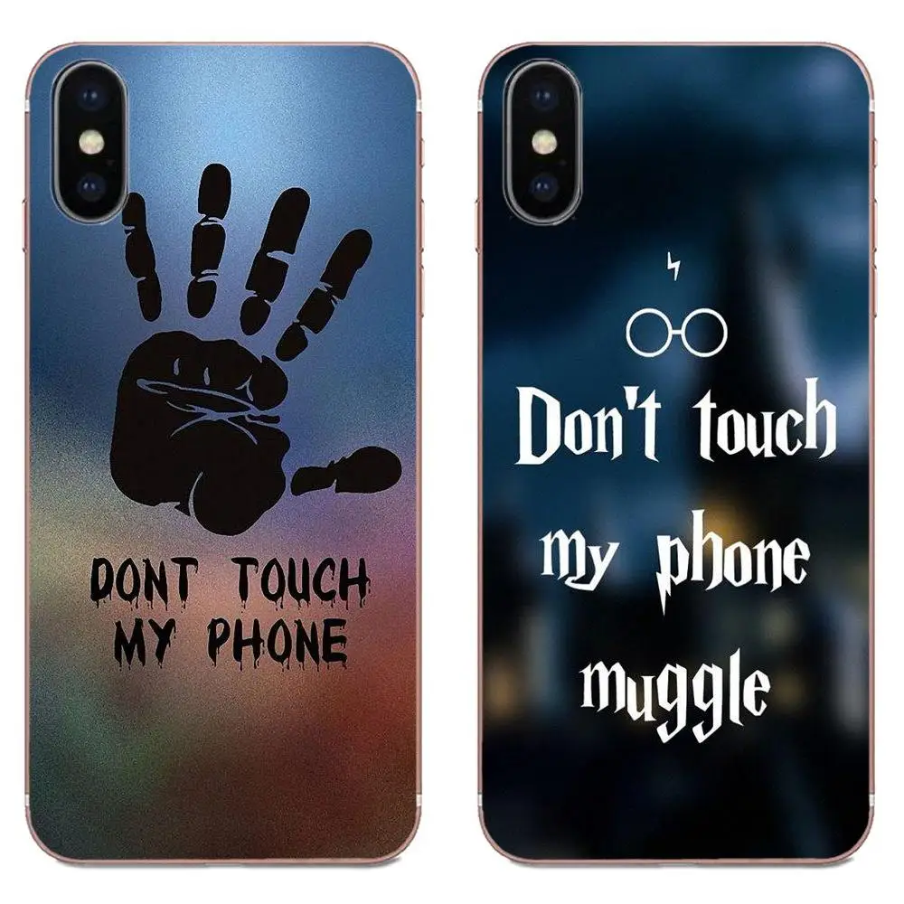 Lock Screen Dont Touch My Phone Art Poster For Huawei Nova 2 V20 Y3II Y5 Y5II Y6 Y6II Y7 Y9 G8 G9 GR3 GR5 GX8 Prime 2018 2019 | Мобильные