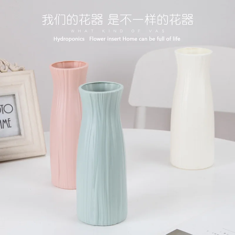 Оригами пластиковая ваза молочно-белая имитация керамического цветочного горшка Цветочная корзина Цветочная ваза для украшения интерьера скандинавские украшения