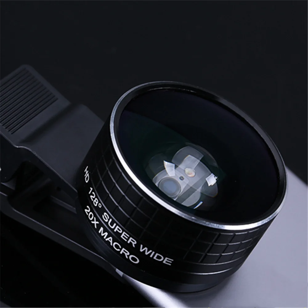 Pronite SLR lens 128 Degree Wide Angle HD 4K Mobile Phone Lens Macro