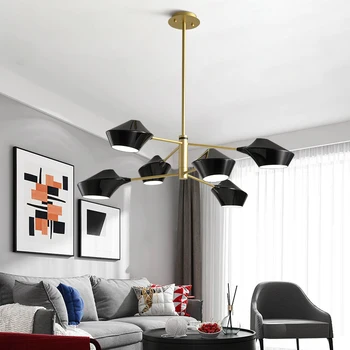 

Post-modern Minimalist Pendant Lamp Lighting Living Dining Room Study Lights Creative Bedroom Led Hanging Lamp Decor Fixtures