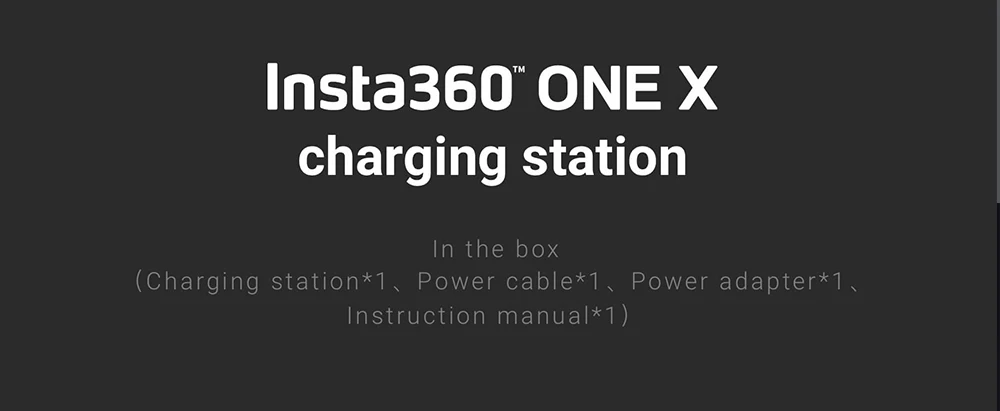 Insta 360 One x Dual battery/зарядная док-станция для камеры Insta360, аккумулятор для холодной погоды, быстрое зарядное устройство, комплект аксессуаров