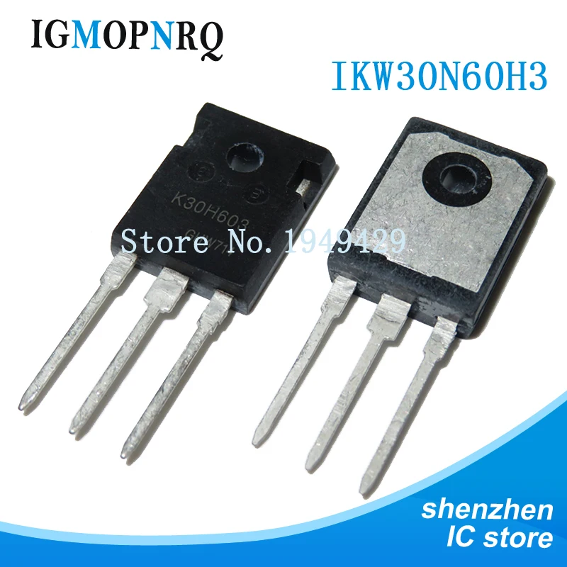 ТРАНЗИСТОР IKW30N60H3 K30H603 TO-247 IKW30N60 IGBT 600 В 30 А 187 Вт новинка 5 шт. | Электронные