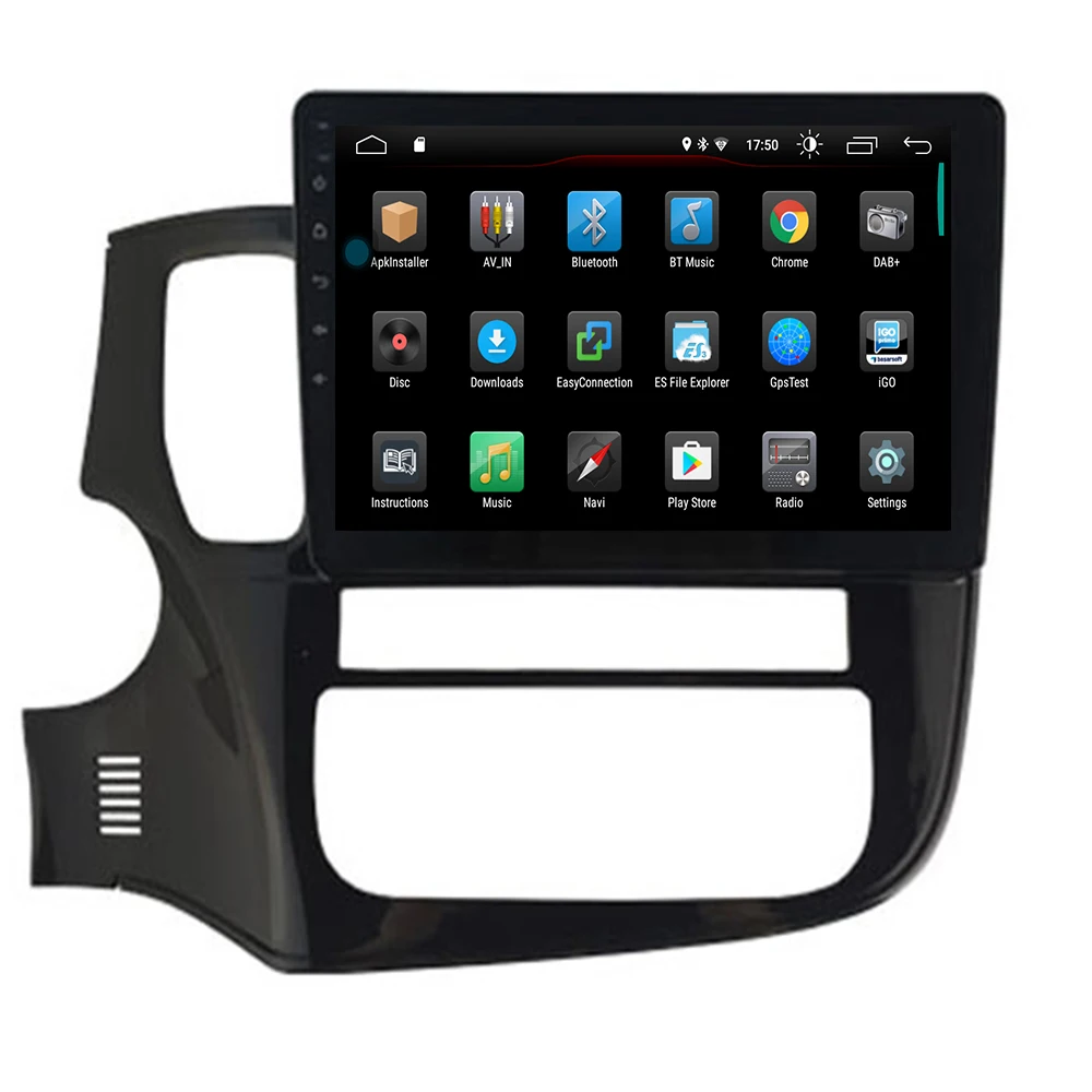 Автомобильный DVD мультимедийный плеер для Mitsubishi Outlander 2015 2016 2017 2din Android 10 радио