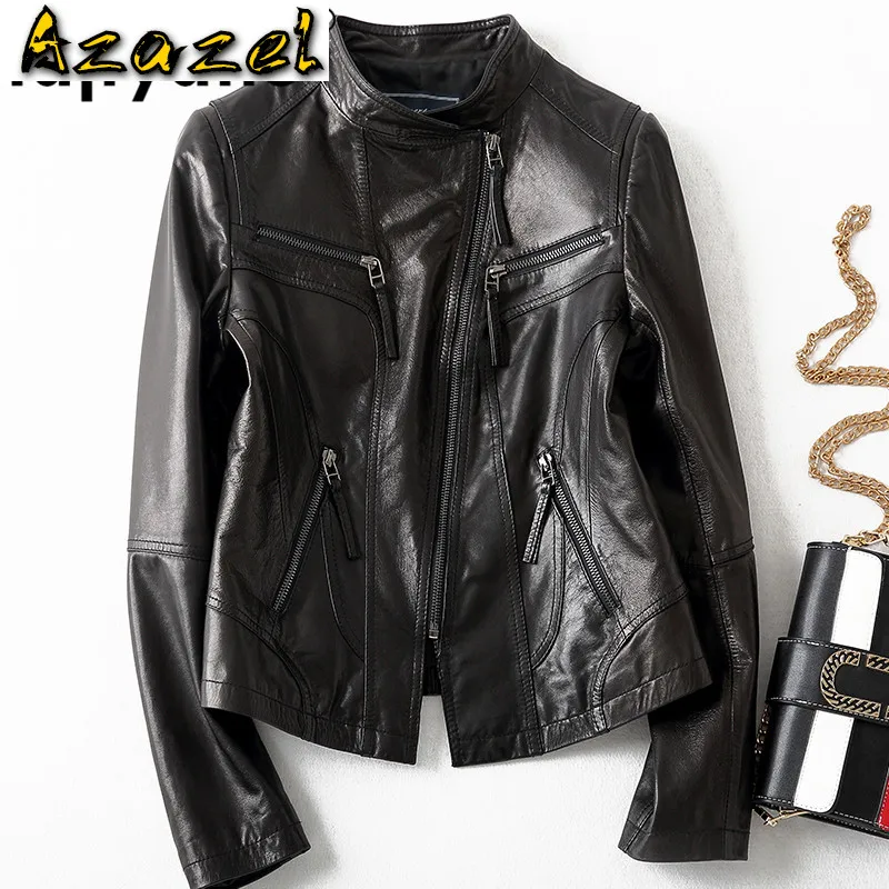 

Real Genuine Leather Jacket Women Clothes 2020 Spring Women's Fur Coat Korean Vintage Sheepskin Coat Outwear Top Quality ZT2346