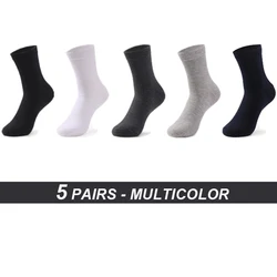 ZARE Men's Cotton Socks New Style Black Business Men Socks Soft Breathable Summer Winter for Male Plus Size A1 C29