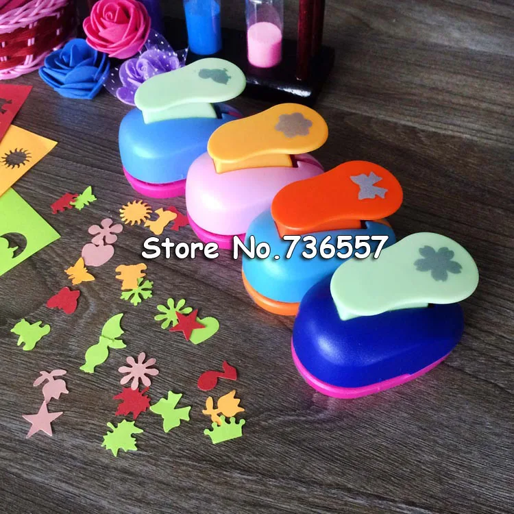 free ship flower furador 5/8” 1.5cm diy paper lower Eva Foam Maker puncher scrapbooking labor saving for child gap punch