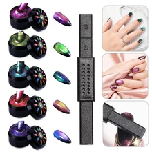 Гель-лак для ногтей с эффектом «кошачий глаз» лак магнит 9D Хамелеон для использования с магнитом кошачий глаз ногти длительное сияющее лазерное искусство ногтей замочить от УФ гель-лака