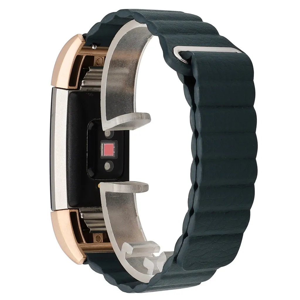 Замена кожаный ремешок для часов группа пряжки ремня для Fitbit заряд 2 Браслет-напульсник ремень с пряжкой заменить браслет на запястье