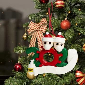 

Personalized Survived Family of 2 Ornament 2020 Christmas Holiday Decorations-Unique Christmas Tree Ornament-Special Keepsake 4