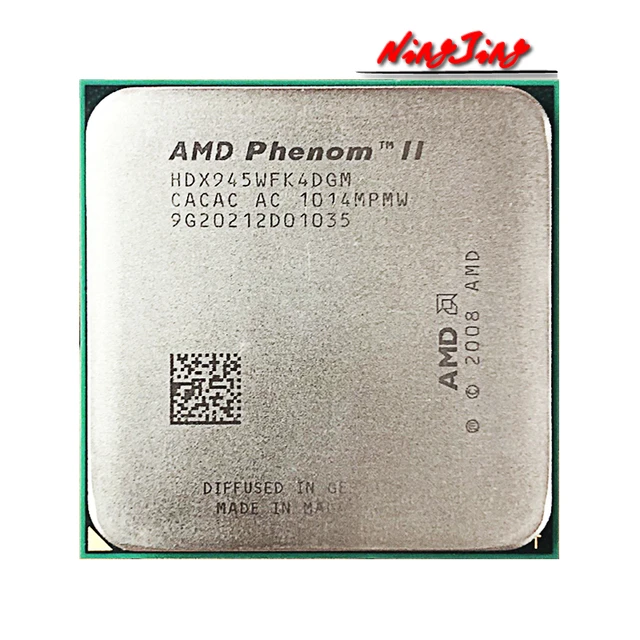 AMD Phenom II X4 945 95W 3.0GHz Used Quad-Core CPU Processor HDX945WFK4DGM  /HDX945WFK4DGI Socket AM3