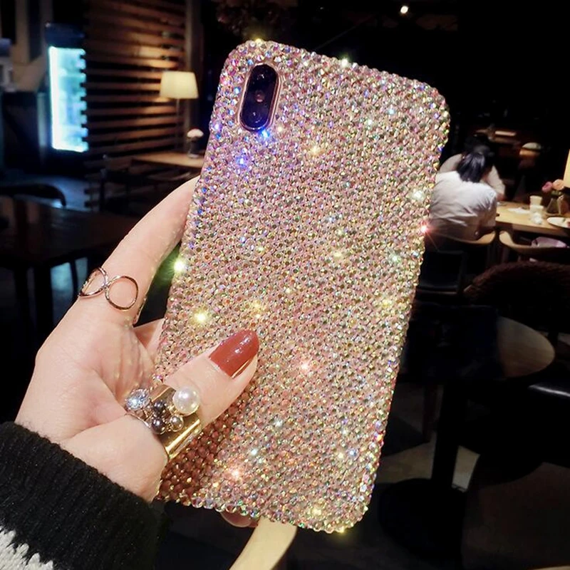 Casyva Luxury full rhinestones Phone Case for Samsung A71 A51 A10 A20 A30 A40 A50 A60 A70 A80 A90 shining soft Back Cover |