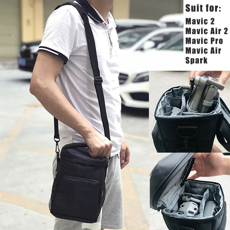 Mavic Mini 2 Combo Shoulder Bag Drone Body Battery Remote Controller Carrying Handbag for DJI Air Pro Spark Storing Case | Электроника