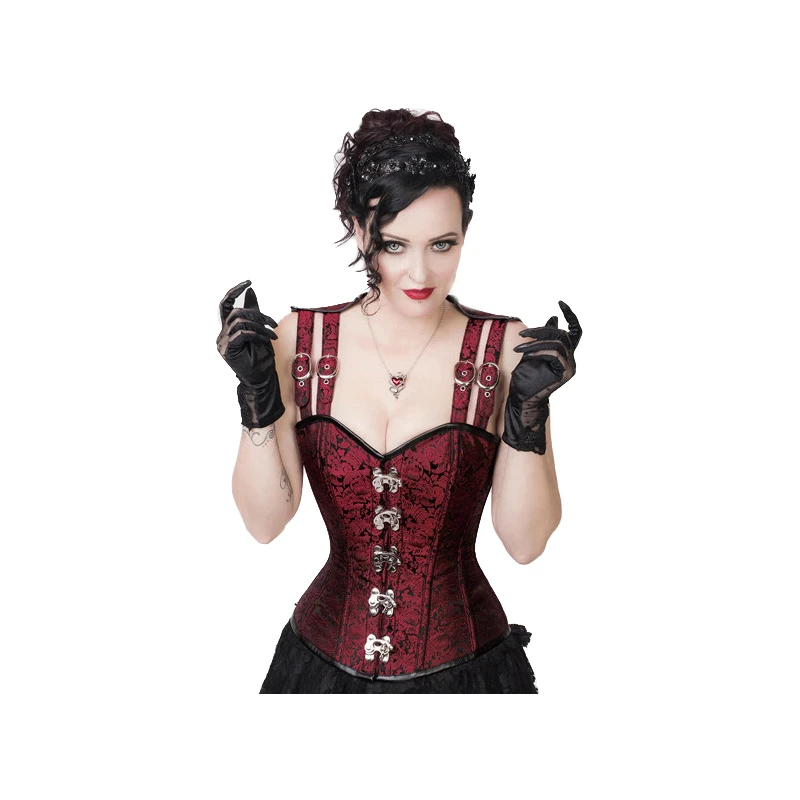 Overbust Corset Steampunk Sexy Corselet Corsets Dress and Bustiers