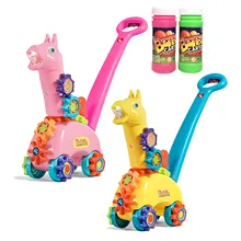 

Hand Push Bubble Machine Car Lawn Mower Outdoor Walker Push Toy Children Portable Interactive Present for Children Kids Toy