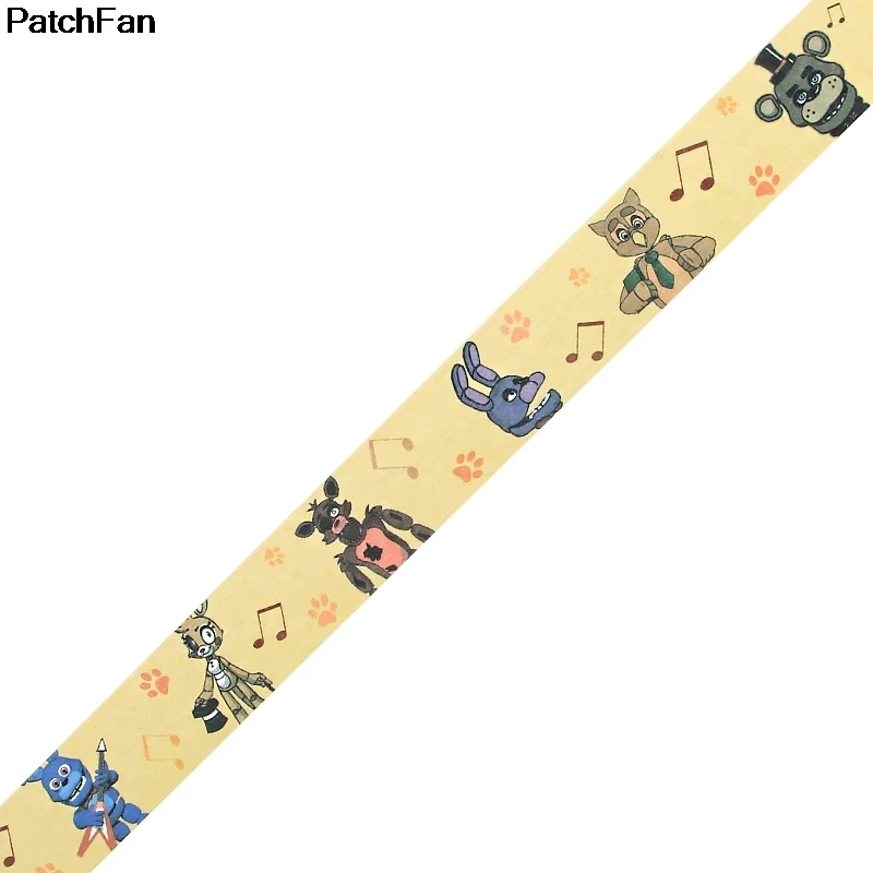 20 шт./лот Patchfan Five Nights at Freddy Сделай Сам Скрапбукинг липкий клей Васи бумага маскирующая лента печатные наклейки A2597