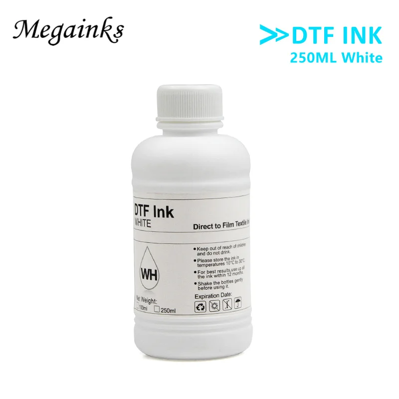 Kit de Tinta Dtf para Filme de Transferência Direta Filme Pet Todos os Desktop Formato Grande Impressora Dtf 1bk 1c 1m 1y 2wh 250ml Pcs - Imagem 6