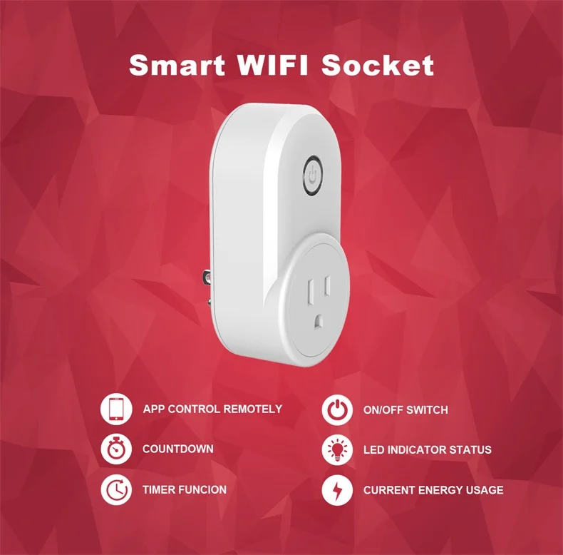 AU, US, JP, UK, EU розетка, умная розетка, 16А, умная розетка, WiFi, настенная розетка, пульт дистанционного управления, Alexa, Google, домашняя электрическая розетка, умный дом