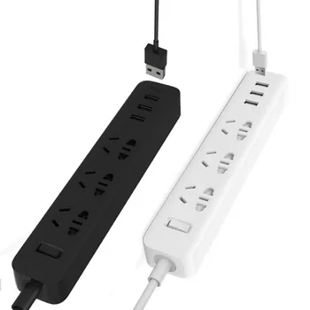 

Original Xiaomi Smart Home Electronic Power Strip Socket Fast Charging 3 USB + 3 Sockets Standard Plug Interface Extension EU UK