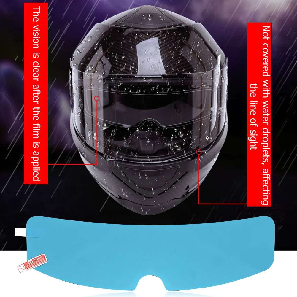 Casque de moto Film Rainproof casque HD clair NANO revêtement Film anti  brouillard - Chine Film Rainproof, casque anti-buée