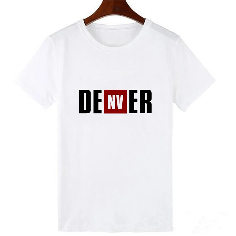 La Casa De Papel Tshirt Money Heist Tees TV Series Streetwear Women Short Sleeve House of Paper Funny Harajuku Oversized T Shirt