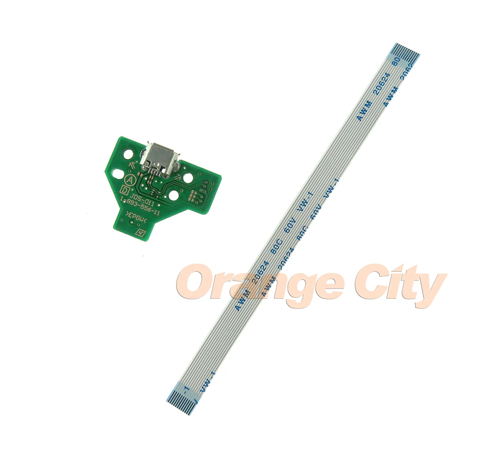 JDS-011 12PIN JDS-001 JDS-011 JDS-030 JDS-040 JDS-055 зарядка через usb Нижняя плата winth для PS4 Контроллер заряда 4 Ремонт Запчасти 3 комплекта - Цвет: JDS-011 12PIN