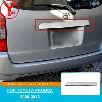 

For Toyota Probox 2005-2012 ABS Chrome Tail Gate Cover Auto Parts Trunk Trim Lid Tail Gate Boot For Probox Accessories YCSUNZ