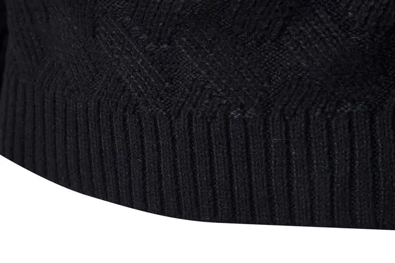 Pull Homme, новинка, зимний хлопковый свитер с длинными рукавами и круглым вырезом, мужской вязаный свитер высокого качества, повседневный тонкий мужской свитер, Молодежный