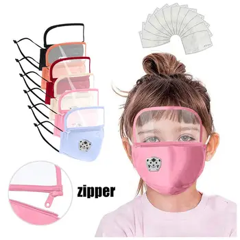 

6PC In Stock Child Kids Cotton Mouth Scarf Reusable Facemasks Fabric Washable Facemasks Washable Reusable M-a-s-k For Face 9