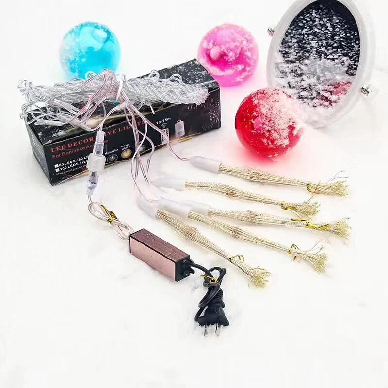 

Garland Lights Outdoor Firework Christmas Lights Power LED String Copper Wire Fairy Lights Xmas Party Decor Lamp
