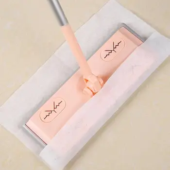 

100Pcs/bag Disposable Electrostatic Dust Removal Mop Paper Cleaning Cloth Replacement Mop Head Cloth For Home Kitchen Cleaning