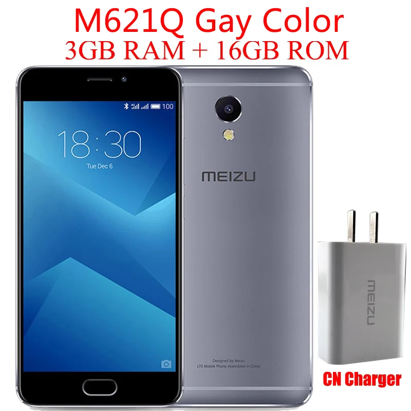 CN Gray 3G 16G Meizu M5 Note, глобальная прошивка, 3 Гб ОЗУ, 16 Гб ПЗУ, 4G LTE Helio P10, четыре ядра, сотовый телефон, 5,5 дюймов, 1080 p, отпечаток пальца - Цвет: CN Gray 3G 16G