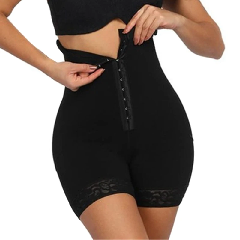Корректирующее белье с высокой талией, утягивающие леггинсы, подтягивающие трусики FDC99 - Цвет: Черный