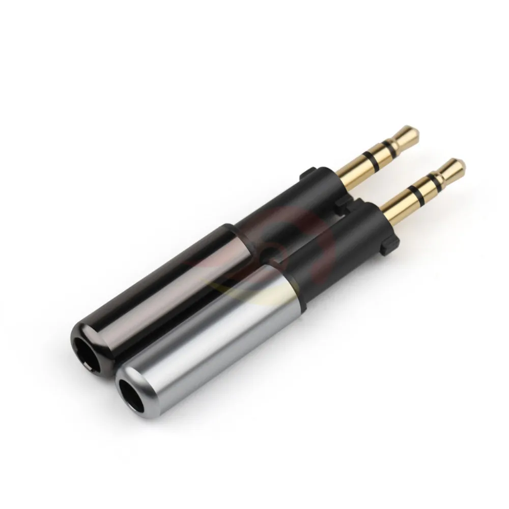 For K450 Q460 K480 Headset DIY Headphone Jack 2 5mm 3 Poles Stereo Audio Connectors Gold Plated 2 5 Extension Plug Adapter