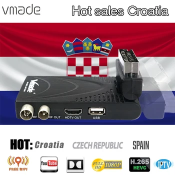 

Vmade DVB T2 terrestrial receiver HD 1080P Digital set top box with IPTV youtube DVB T2 TV Tuner support USB WIFI H.265 decoder