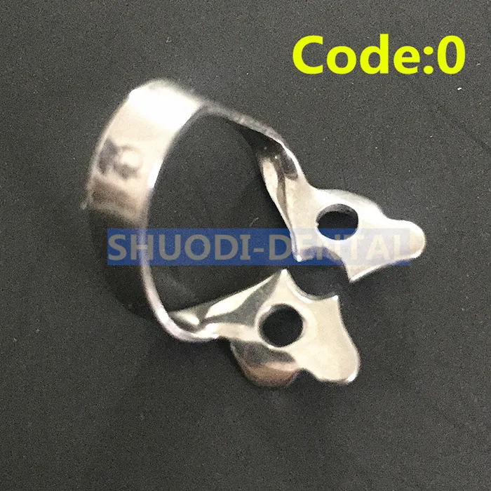 1 piece Code 0 Стоматологический зажим для ухода за полостью рта резиновый держатель для плотины стоматологический резиновый зажим из нержавеющей стали для Отбеливания Зубов Стоматологический инструмент - Цвет: 1 piece Code 0